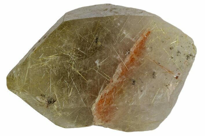 Rutilated Smoky Quartz Crystal - Brazil #172982